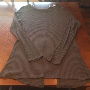 Daytrip Women’s XL Charcoal Blue Long Sweater Tunic Rayon Blend